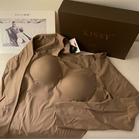 3 In 1 Build In Bra Underarmour Innerwear Thermal Underwear Shapewear - Picture 8 of 12